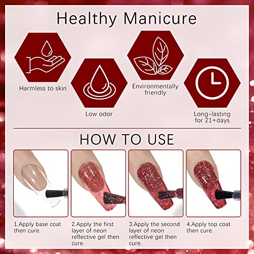 Shimmering Glitter Gel Nail Polish 15ml Long-Lasting Fast-Drying for Beautiful Nails - Image 7
