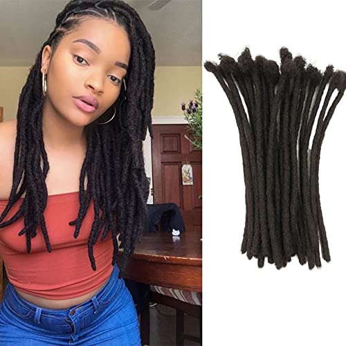 Kinky Human Hair Crochet Braids for Natural Look, Easy Styling, 24 Inch Length