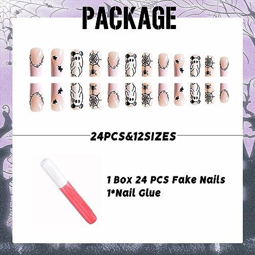 Long squoval acrylic nails. - Image 5