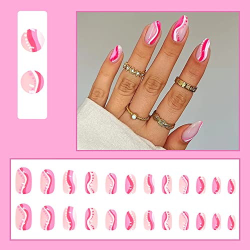 Natural Ballerina Acrylic Nails - Image 2