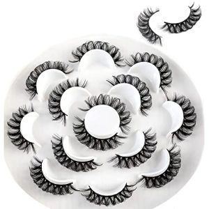 Natural Look Invisible Band False Eyelashes Soft Fluffy Blend Under Lashes