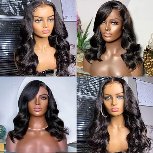 Human Hair Lace Front Wig Comfortable Fit Natural Look 150% Density - Image 2
