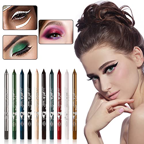 Magnetic Eyeliner Black Quick-drying Silver Eyeliner Pen Waterproof Sweat Proof Long Lasting Non Smudging Eye Liner 5ML No Tug Gel Liner, One Size - Image 2