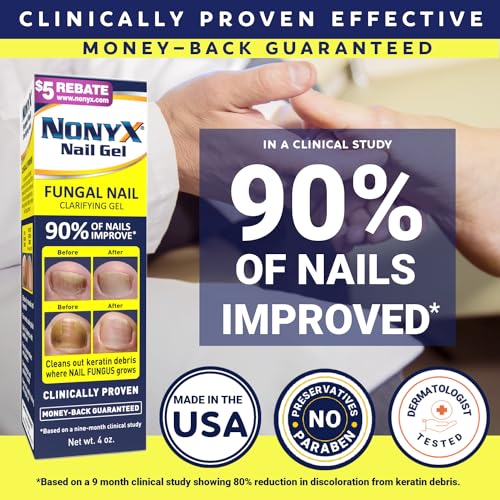 Fungal Nail Clarifying Gel | Rids Nails of Fungus by Removing Keratin Debris Where Nail Fungus Grows | 90% of Toenails Improved Using this Toenail Fungus Treatment | 4 oz - Image 7