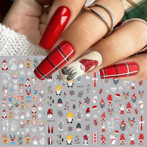 Festive New Year's Eve Gel Nail Art Kit 12 Unique Designs for Sparkling Looks - Image 2