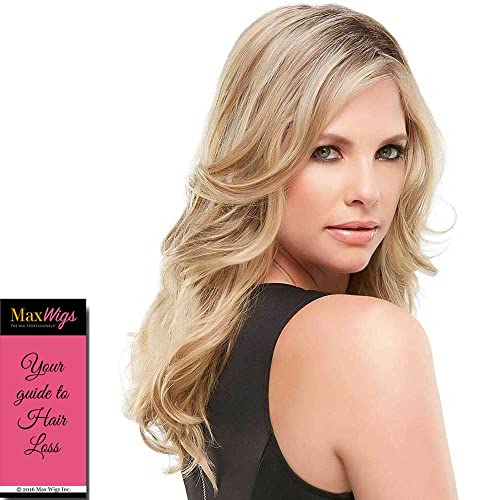 EasiPart HD XL 12inch Length Topper Color 12FS8 Shaded Praline-Hairpieces Heat Friendly Synthetic Clip In 1 Piece Monofilament 3*5.75in Base Cover Thinning Bundle MaxWigs Hairloss Booklet - Image 3
