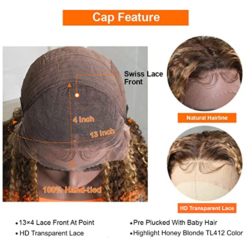 Curly Human Hair Lace Front Wig - Image 5