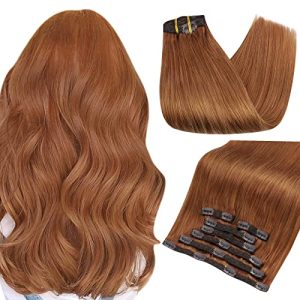18 Inch Remy Human Hair Clip-In Extensions 100% Real Hair for Easy Styling