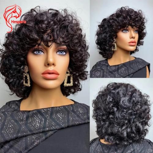 Human Hair Wig Black Hair - Image 2