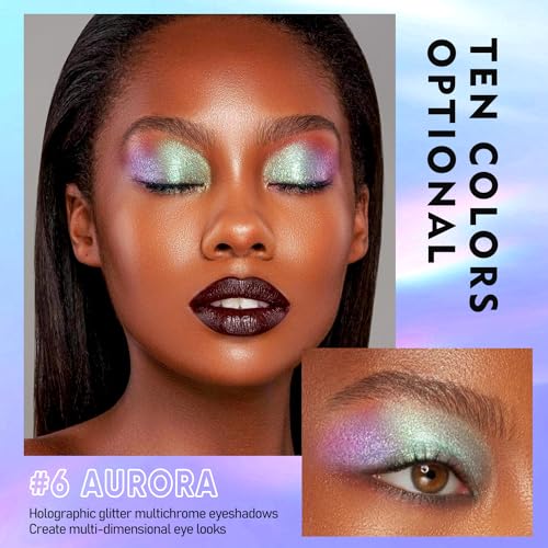 Sparkling Glitter Liquid Eyeshadow Set 6 Shades for Dazzling Eye Makeup Looks - Image 4
