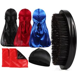 Travel Size Boar Bristle Hair Brush for Smooth Styling and Easy Detangling
