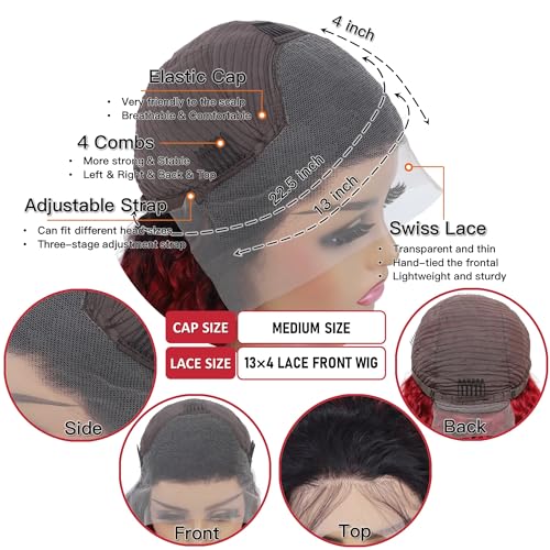 ?Colored Human Hair Lace Front Wig? - Image 3