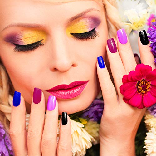 224 Pcs Nail Polish Stickers Wraps with Nail File for Women and Girls - Image 5