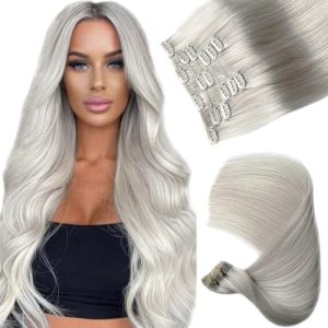 18 Inch Virgin Human Hair Extension Wefts Natural Brown 100 Grams