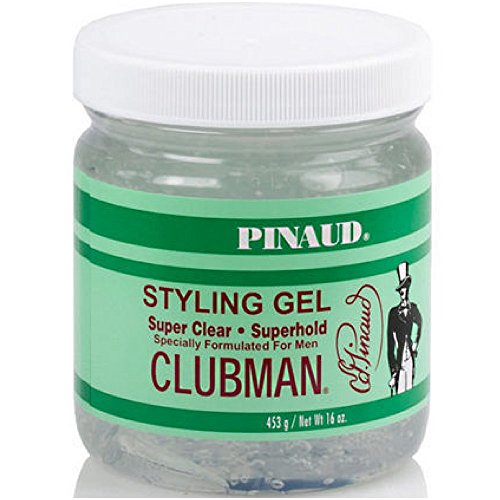Clear Hair Gel 8 oz Unscented for Smooth, Strong Hold