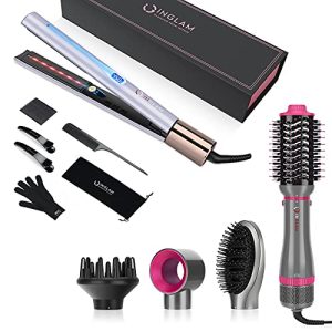 Cordless Volumizing Hair Tool for Effortless Styling and Added Volume Compact Size