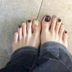 Pink And Yellow Acrylic Nails