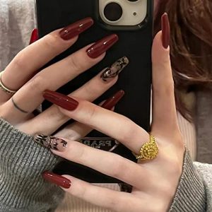 Vampire Acrylic Nails