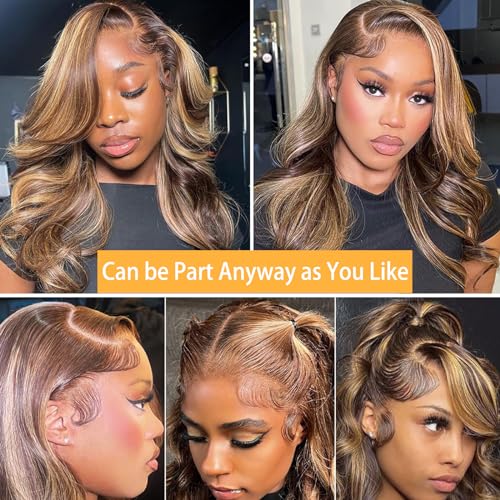 13x4 18 Inch Blonde Human Hair Lace Front Wig Natural Look Adjustable Straps - Image 7