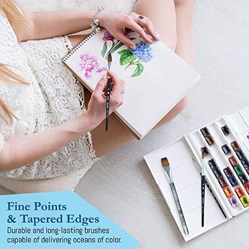 1 Inch Precision Sable Brush for Quality Painting Artwork, Artist Grade - Image 7