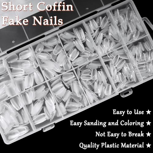 Stylish Coffin Gel Nail Art Kit for Chic Nail Designs and Creative Expressions - Image 5