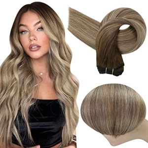 100% Human Hair Extensions 20 Inch Seamless Clip-In for Natural Look and Easy Styling