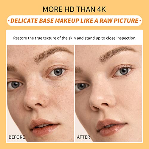 Full Coverage BB Cream Foundation 0.7 Fl Oz Shade #02 Beige for All Skin Types - Image 3