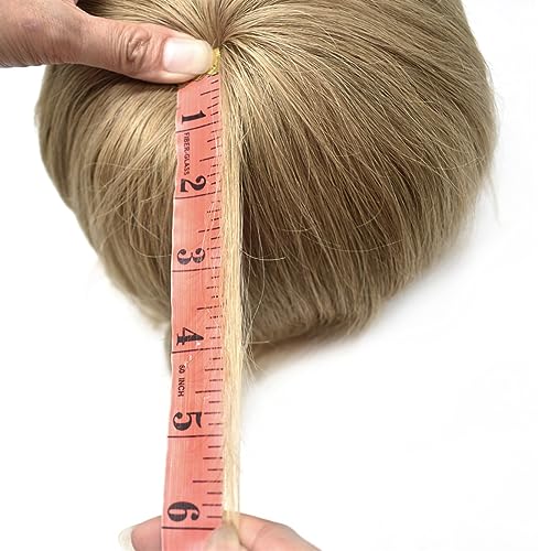 Men's 7x1 European Hair Toupee 6 Inch Short 120% Density - Image 4