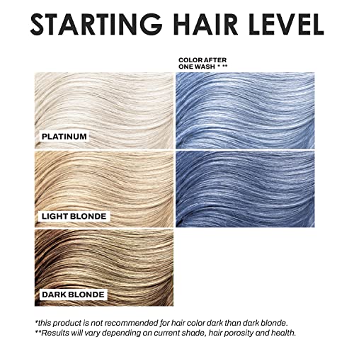 Red and Blue Temporary Hair Color Spray 8 oz for Creative Styles Non-Toxic - Image 4