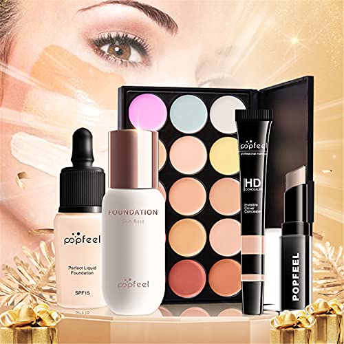 All-in-One Makeup Gift Set Travel Makeup Kit Complete Starter Makeup Bundle Lipgloss Lipstick Concealer Blushes Powder Eyeshadow Palette Cosmetic Palette for Teen Girls & Adults #17 - Image 6