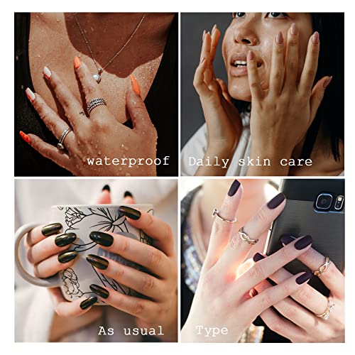 Sparkling Pink Flame Acrylic Nail Art Set for Chic Nail Designs - 24 Pieces - Image 7