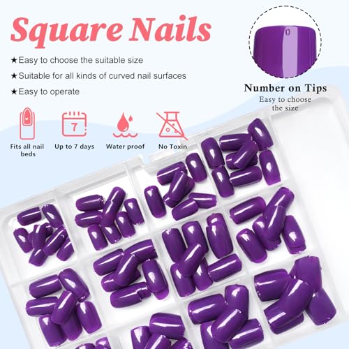 ?Square Acrylic Nails? - Image 5