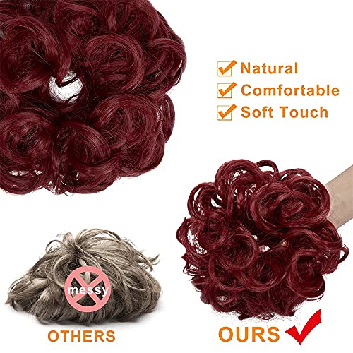 Human Hair Bun Scrunchie - Image 2