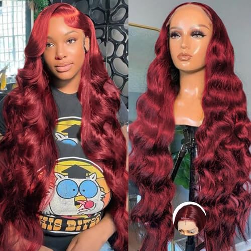 Colored Full Lace Human Hair Wig for Women - Natural Look, Adjustable Size