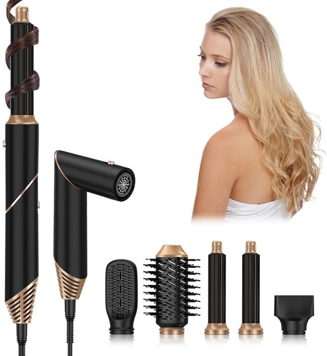 1200W Professional Hair Dryer Brush for Fast Drying and Salon Styling