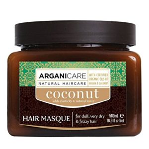 Nourishing 8 oz Coconut Oil Aloe Vera Hair Mask for Hydrated Hair