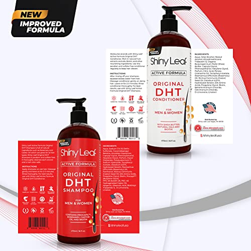 DHT Blocker Shampoo and Conditioner for Hair Loss With Biotin For Men, Women, Anti-Hair Loss Treatment, Rosemary Leaf Oil and Asparagus Extracts, for Thinning Hair (Shampoo and Conditioner) - Image 8