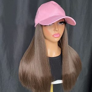 Human Hair Hat Wig