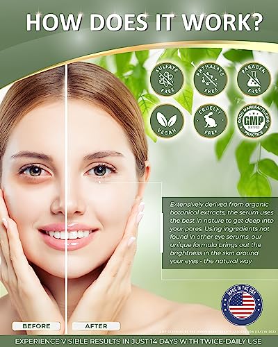 Radiance Brightening Dark Circle Eye Cream 15ml for Hydration - Image 4