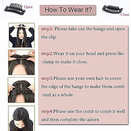 18 Inch Clip-On Human Hair Topper for Natural Volume and Effortless Styling - Image 9