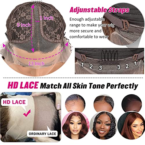 13-Word Purple Human Hair Wig for Natural Style and All-Day Comfort - Image 4