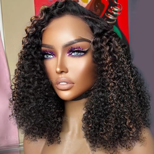 100% Human Hair Curly Bob Wig Natural Look for Everyday Wear 10 Inch - Image 3