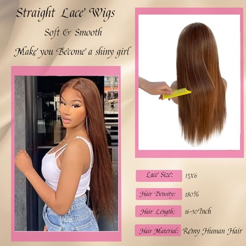 13x4 Lace Front Human Hair Wig 150% Density Natural Look Adjustable Straps - Image 4