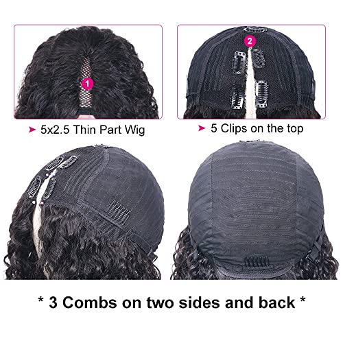 18-Inch U Part Human Hair Wig for Natural Look and Comfortable Fit - Image 5