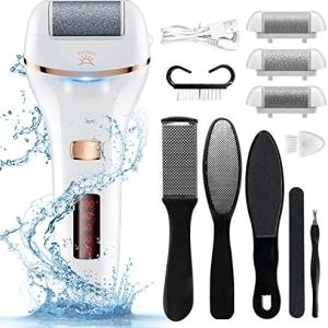 Professional Rechargeable Electric Foot Callus Remover Kit for Smooth Dead Skin Pedicure