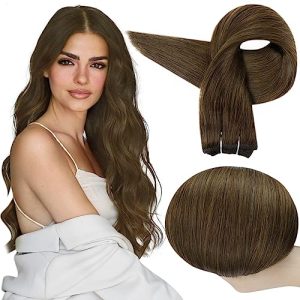 Sustainable Natural Quality Eco-Friendly Green Human Hair Extensions 16-Inch