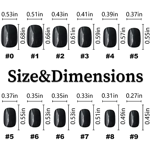 480pc Glossy Round Full Cover Press on Nails 20 Solid Colors for Women - Image 5