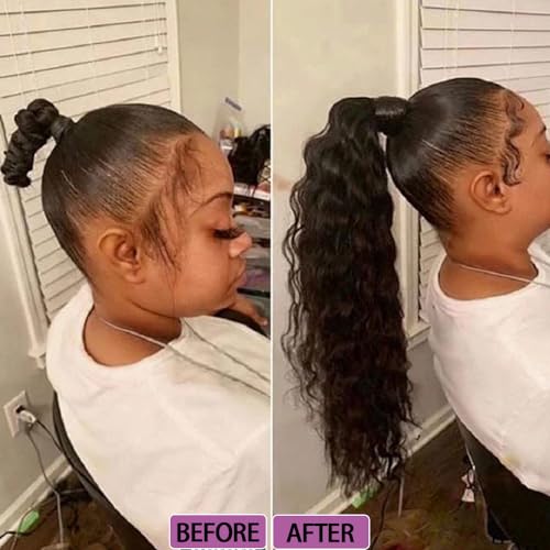 24 Inch Yaki Human Hair Ponytail Extension for Natural Style and Volume - Image 5