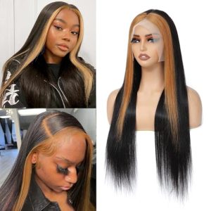 ?Skunk Stripe Human Hair Wig?