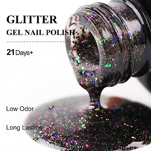 Confetti Glitter Nail Polish with Sparkling Finish, 15ml Capacity for Stunning Nails - Image 6
